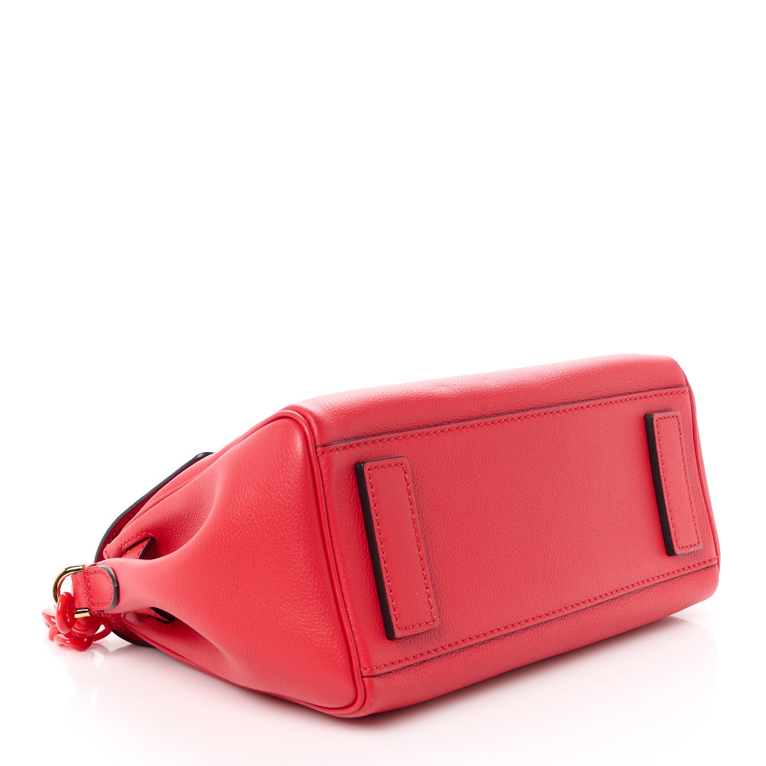 Versace Calfskin Medium La Medusa Top Handle Handbag Red 4 of 11
