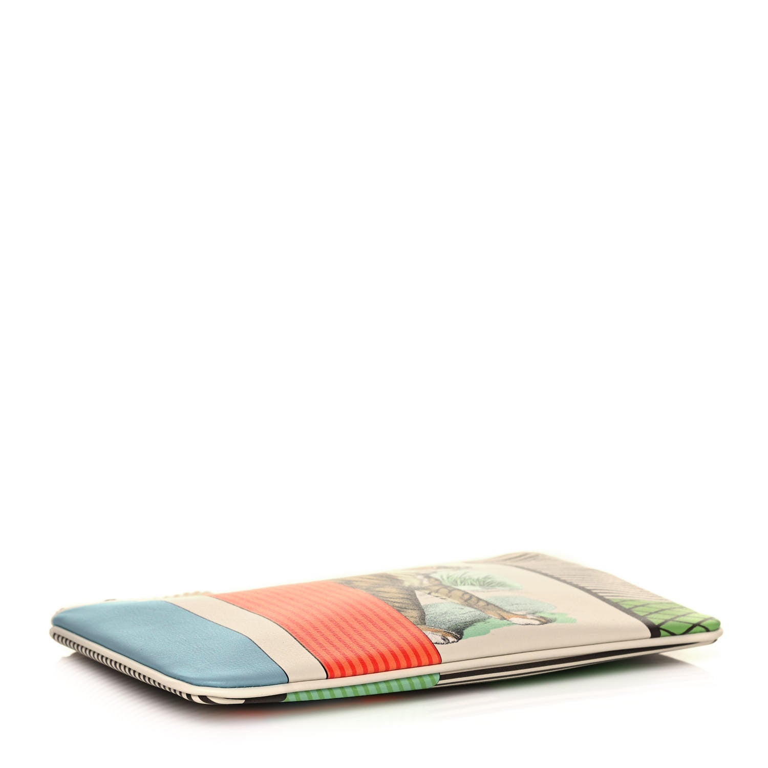 Hermes Swift Grand Theatre Nouveau Carre Long Pocket Pouch Nata Multicolor 4 of 12