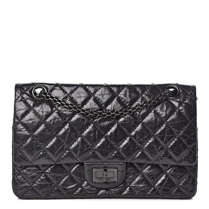 Chanel Aged Calfskin Quilted 2.55 Reissue 225 Flap So Black 1 of 11