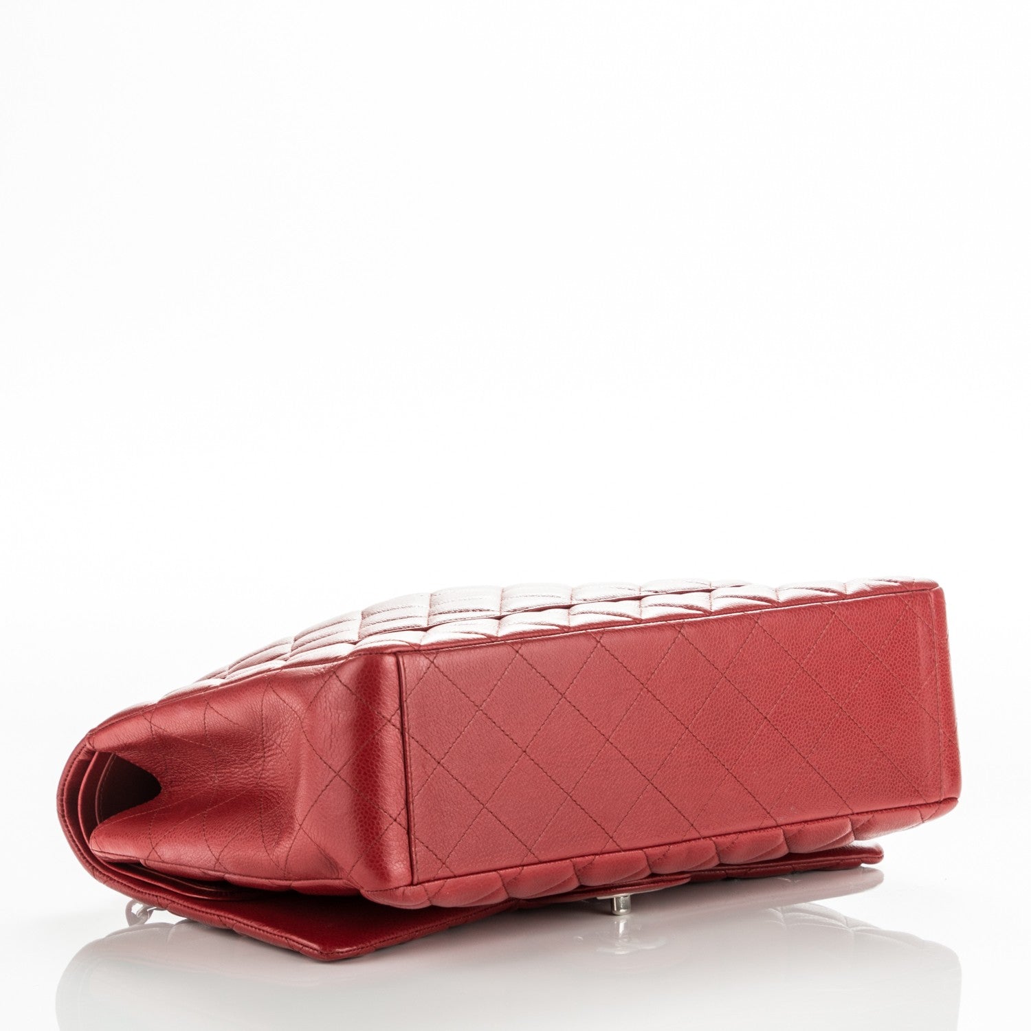 Chanel Caviar Quilted Maxi Double Flap Red 4 of 9