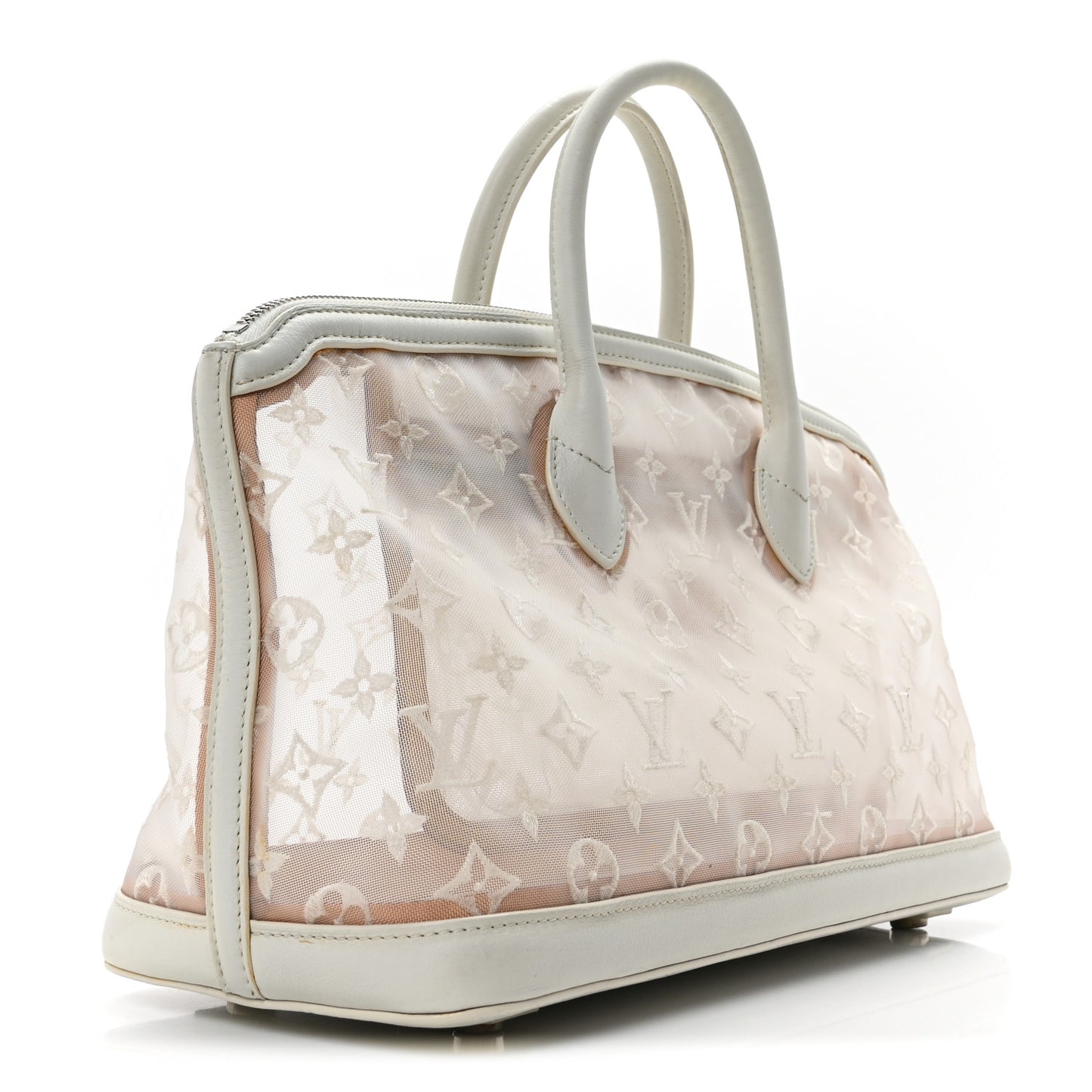 Monogram Transparence Lockit East-West White