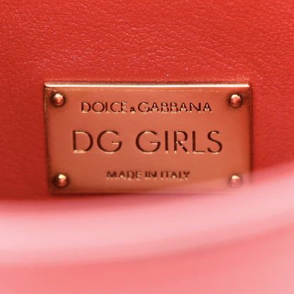 Dolce & Gabbana Nappa DG Girls Shoulder Bag Red 7 of 11