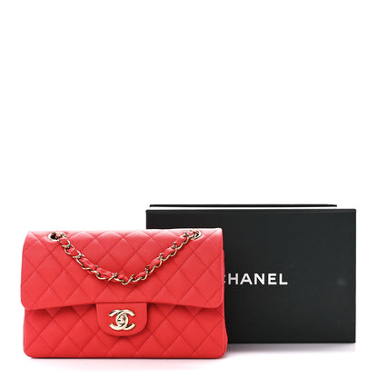 Chanel Caviar Quilted Small Double Flap Red 12 of 12