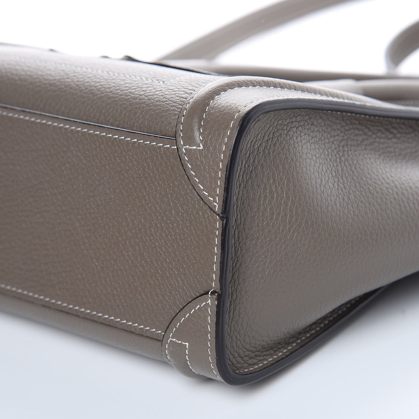 Drummed Calfskin Nano Luggage Souris
