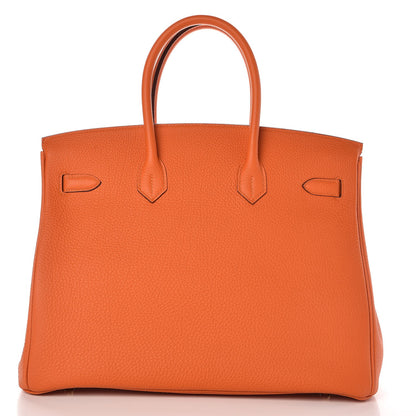 Hermes Togo Birkin 35 Orange 4 of 36