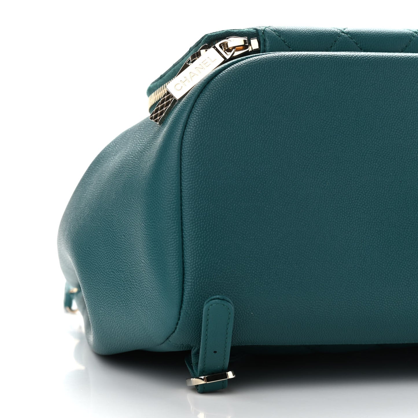 Caviar Quilted Business Affinity Backpack Green