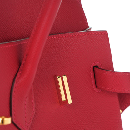 Hermes Epsom Birkin 35 Rouge Casaque 16 of 26