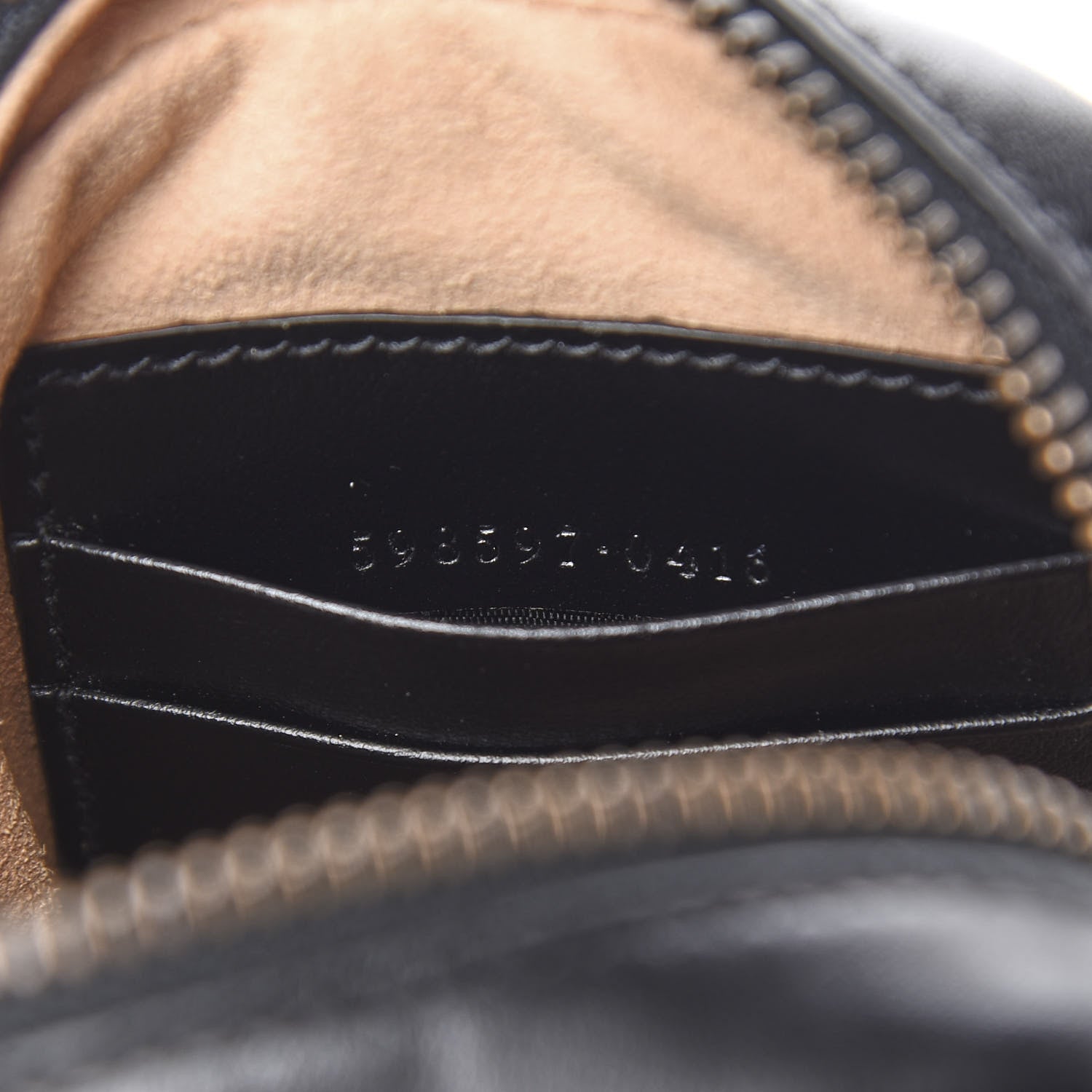 Gucci Calfskin Matelasse Mini GG Marmont Crossbody Bag Black 6 of 10