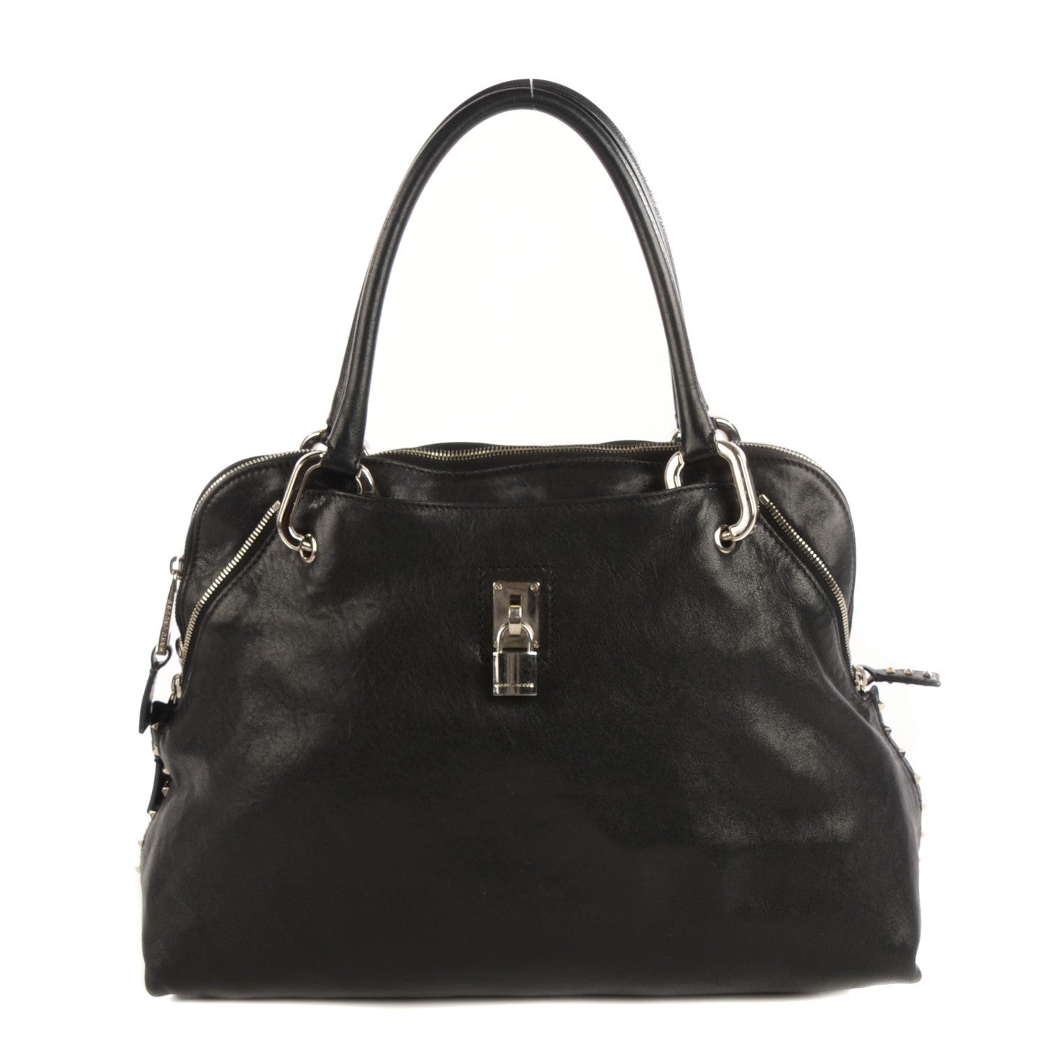 Marc Jacobs Leather Paradise Rio Satchel Black 1 of 8