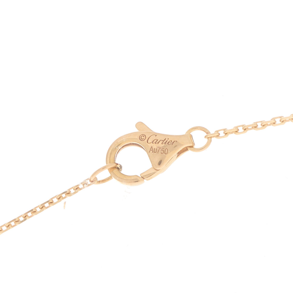18K Pink Gold Diamond Pink Opal XS Amulette de Cartier Pendant Necklace
