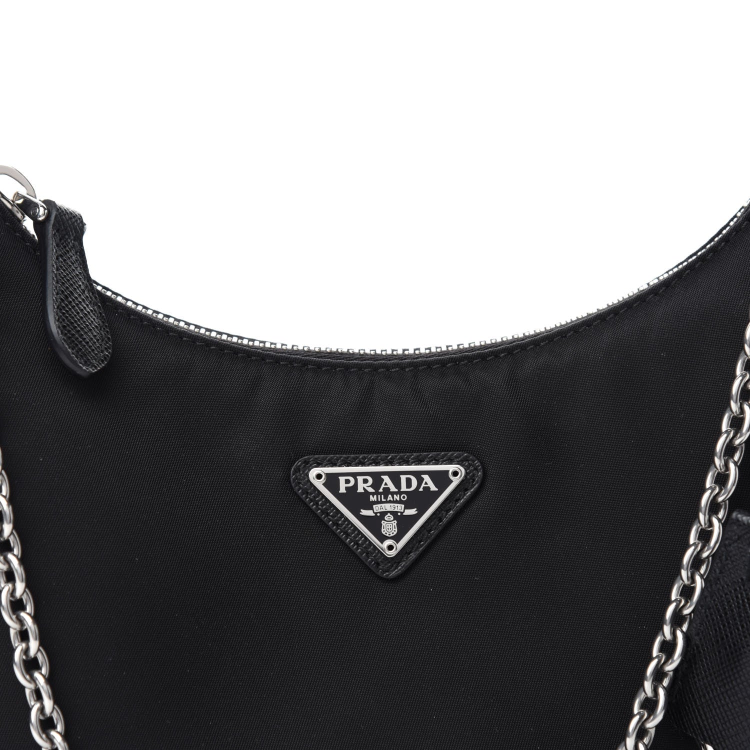 Prada Nylon Re-Edition 2005 Shoulder Bag Black 9 of 10