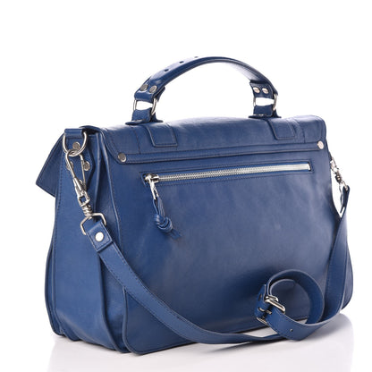 Proenza Schouler Lambskin Medium PS1 Satchel Peacock 3 of 9