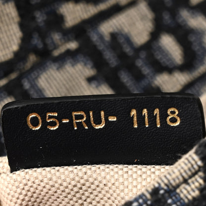 Christian Dior Oblique Mini Saddle Bag Blue 7 of 13