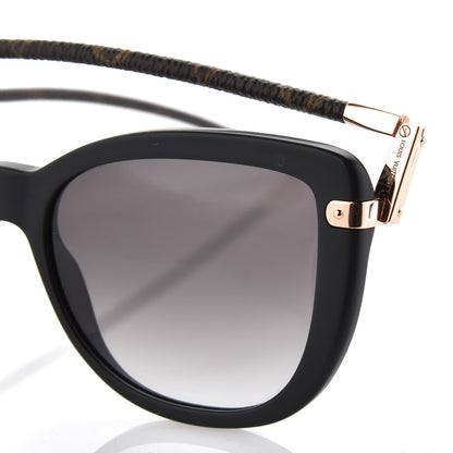 Louis Vuitton Monogram Acetate Charlotte Sunglasses Z0781W Black 6 of 6