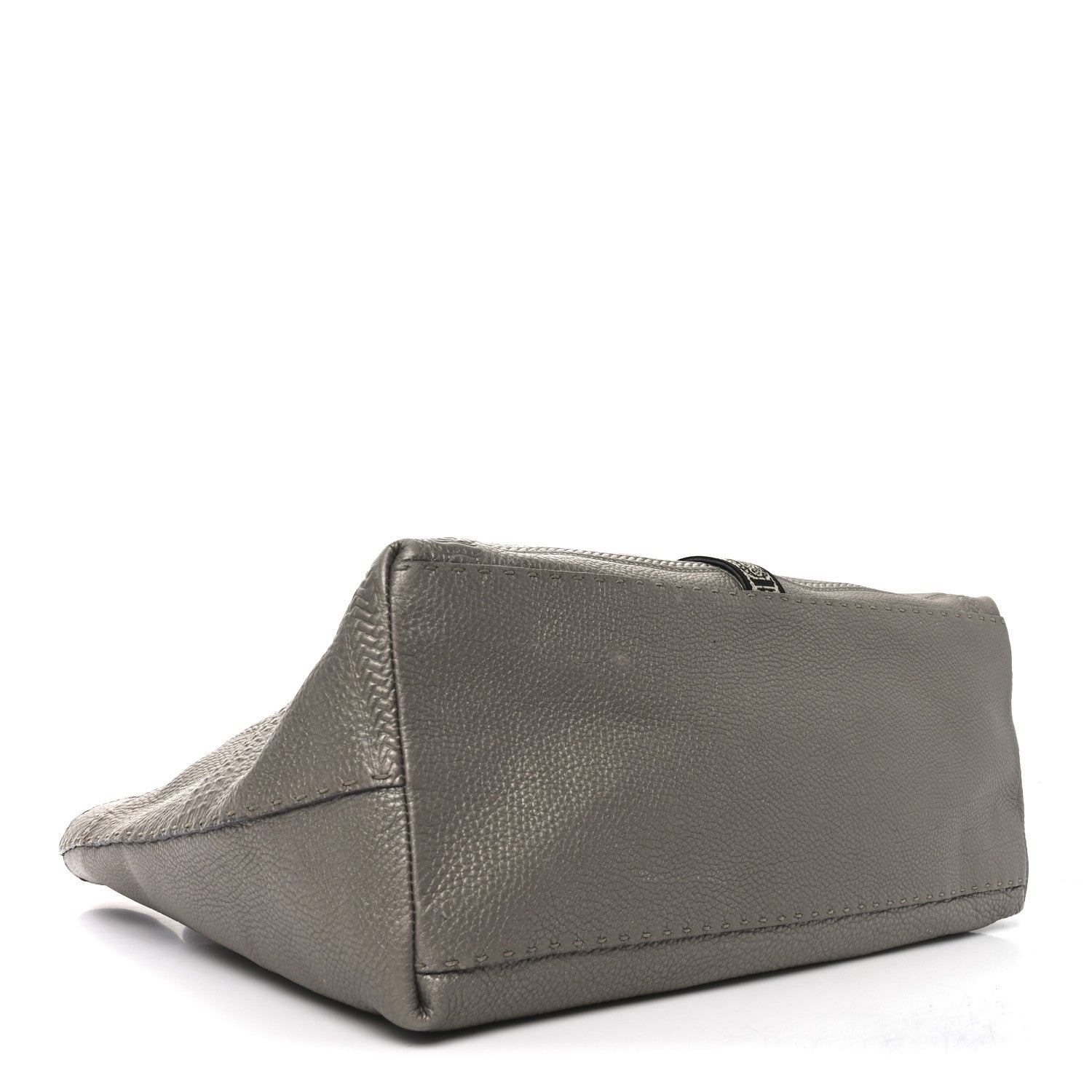 Fendi Cuoio Romano Selleria Large Villa Borghese Tote Peltro 4 of 11