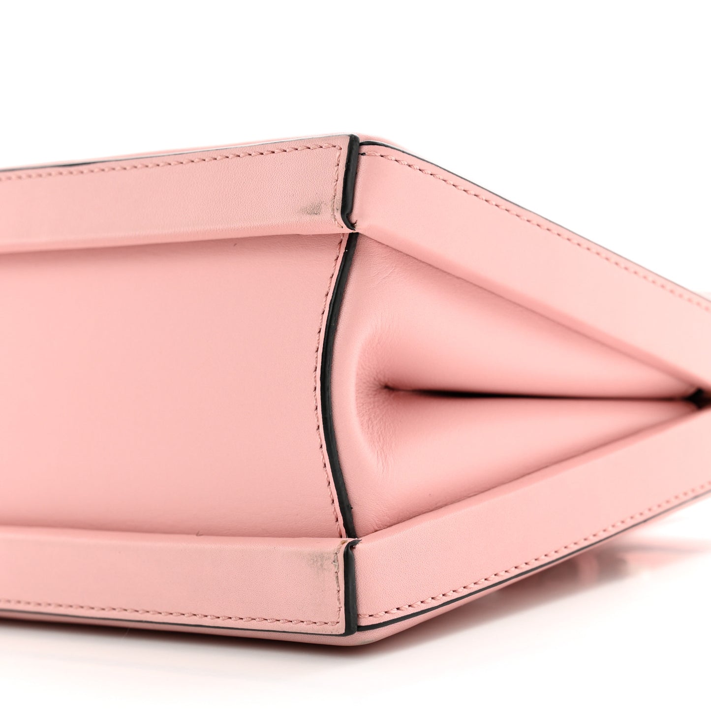 Calfskin Small Postal Bag Pastel Pink