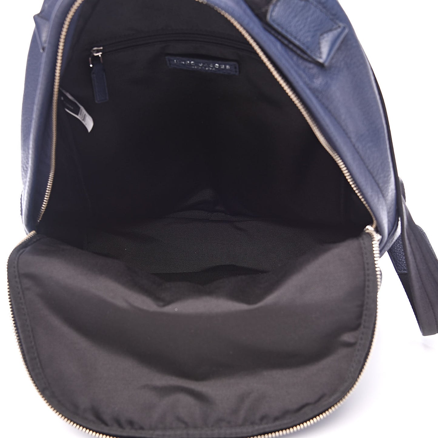 Pebbled Calfskin Varsity Backpack French Navy