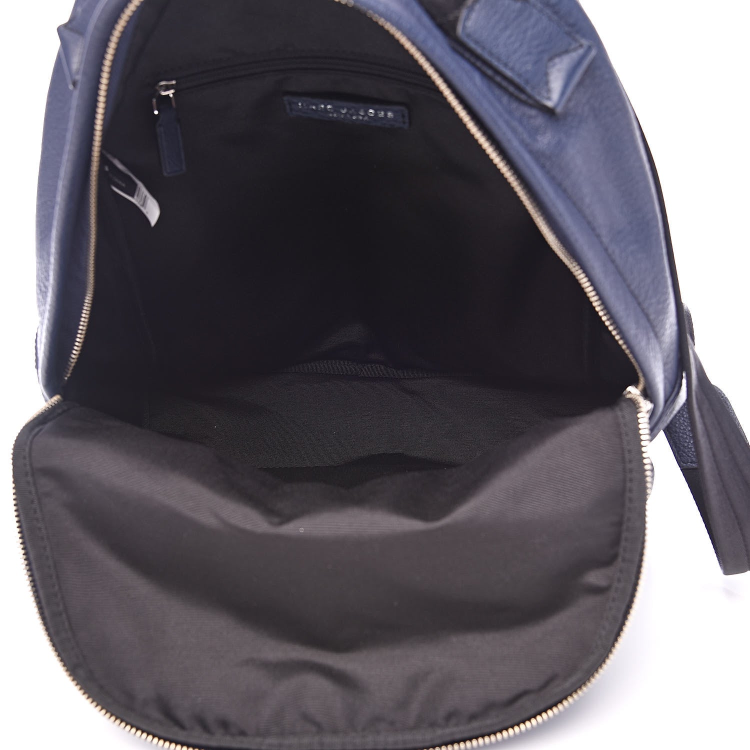 Marc Jacobs Pebbled Calfskin Varsity Backpack French Navy 5 of 9