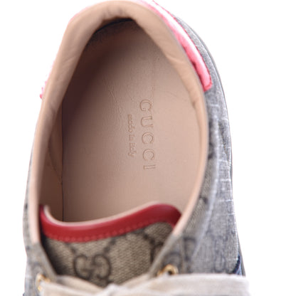 Gucci GG Supreme Monogram Womens Ace Low-Top Sneaker 38 Beige 5 of 8