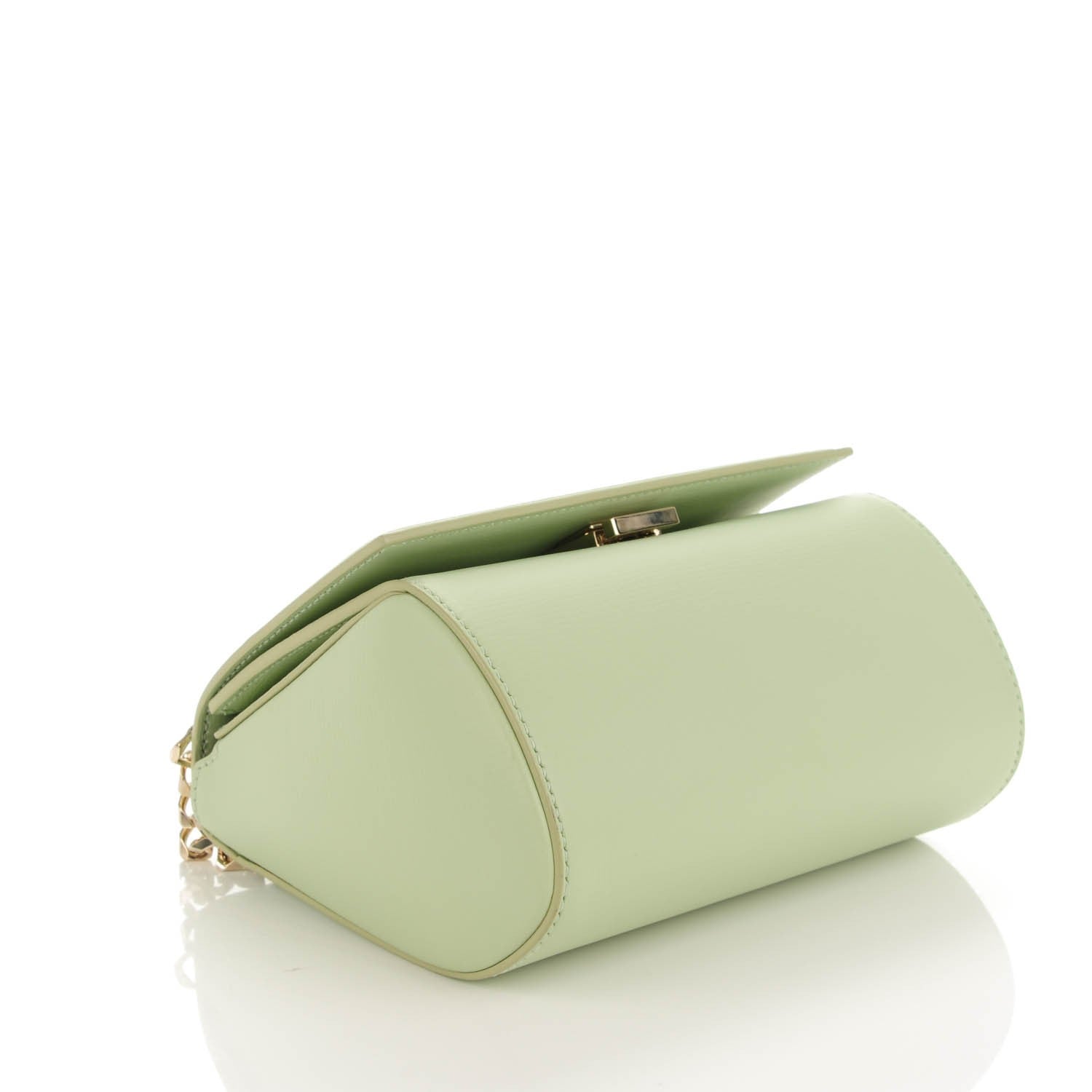 Givenchy Textured Calfskin Mini Pandora Box Chain Crossbody Bag Aqua Green 4 of 7