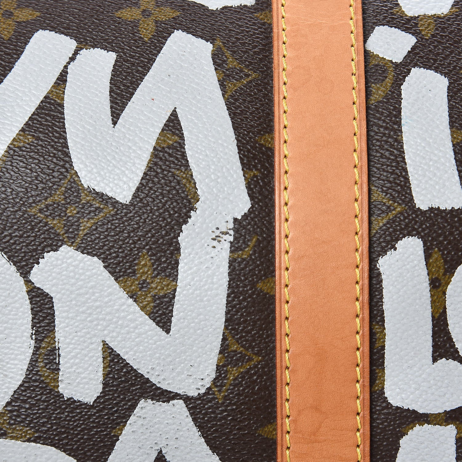 Louis Vuitton Graffiti Keepall 50 Silver 18 of 28