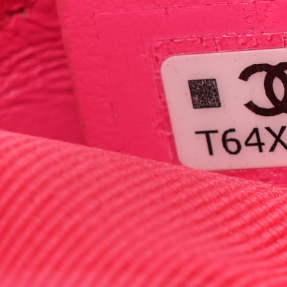 Chanel Shiny Crumpled Calfskin Quilted Nano 31 Shopping Bag Pink 7 of 11