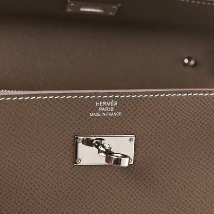 Hermes Epsom Kelly Wallet To Go Etoupe 6 of 9