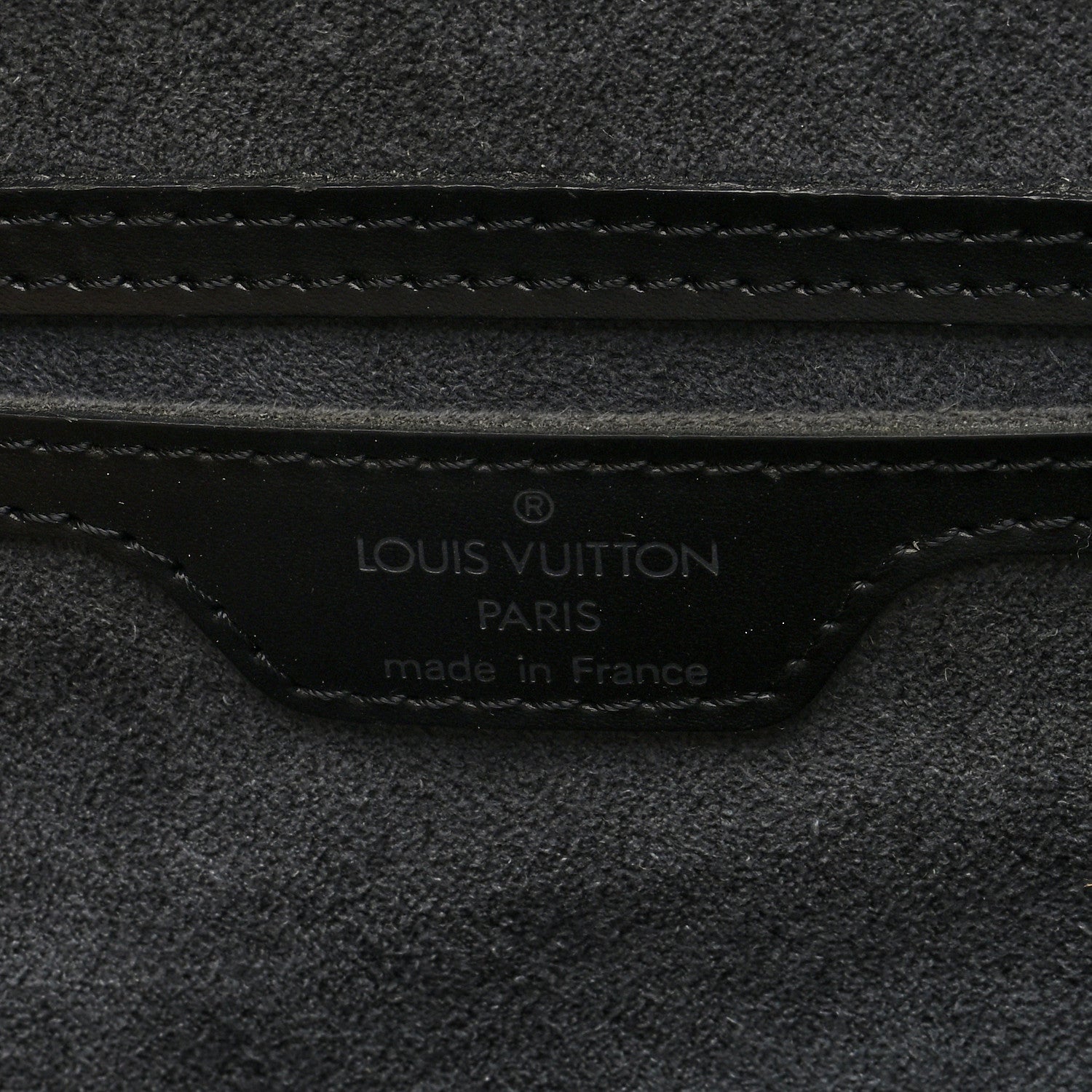 Louis Vuitton Epi Soufflot Black 7 of 10