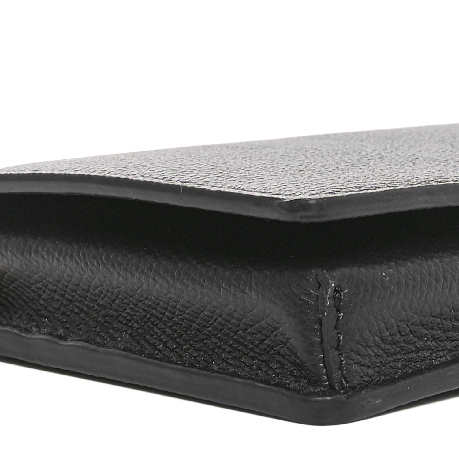 Valentino Garavani Grainy Calfskin VLogo Top Handle Wallet With Chain Black 8 of 10