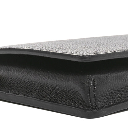 Valentino Garavani Grainy Calfskin VLogo Top Handle Wallet With Chain Black 8 of 10