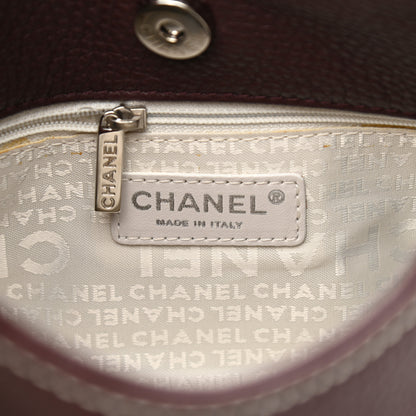 Chanel Grained Calfskin Tassel Hobo Dark Bordeaux 6 of 12