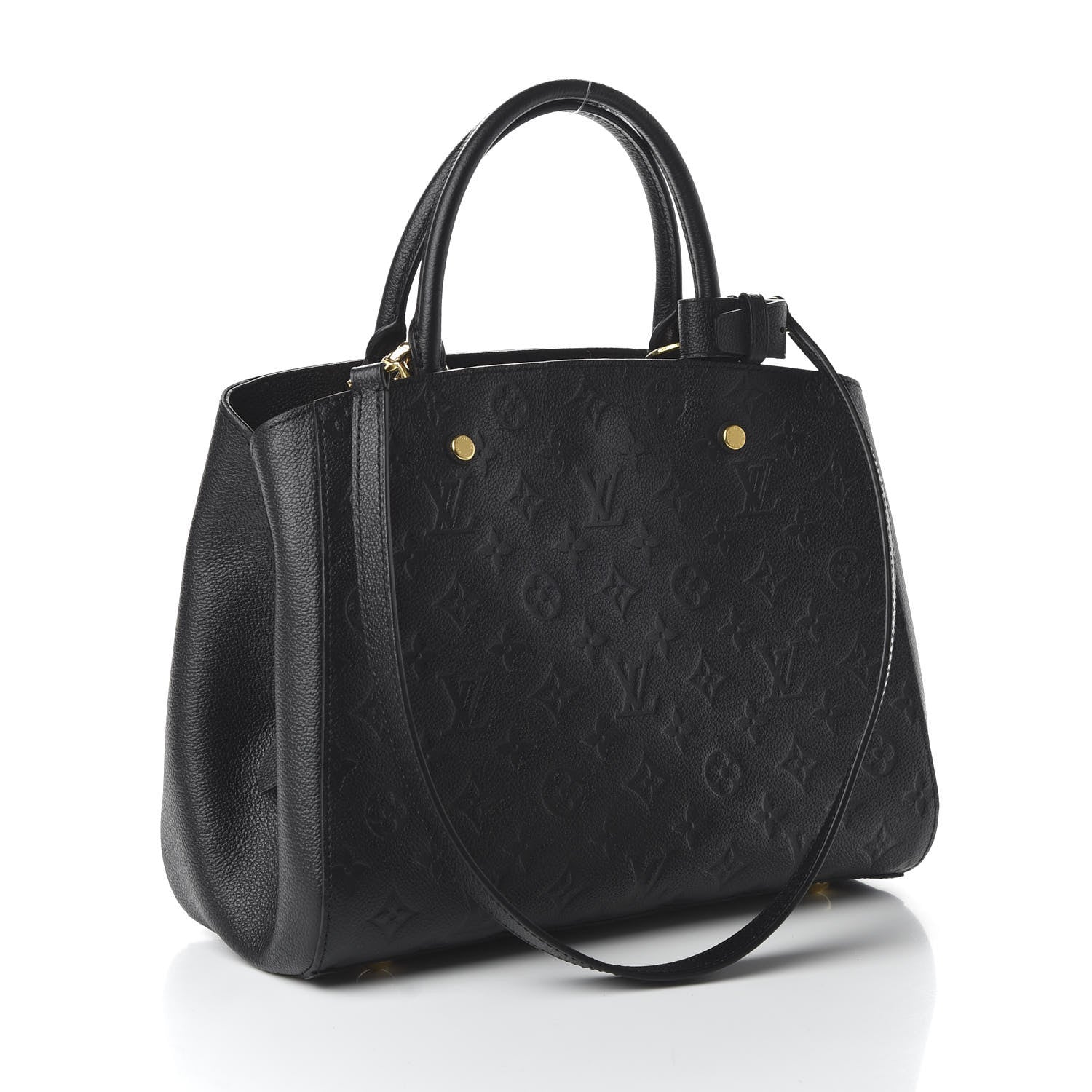 Louis Vuitton Empreinte Montaigne MM Black 4 of 11