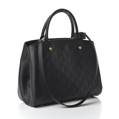 Louis Vuitton Empreinte Montaigne MM Black 4 of 11