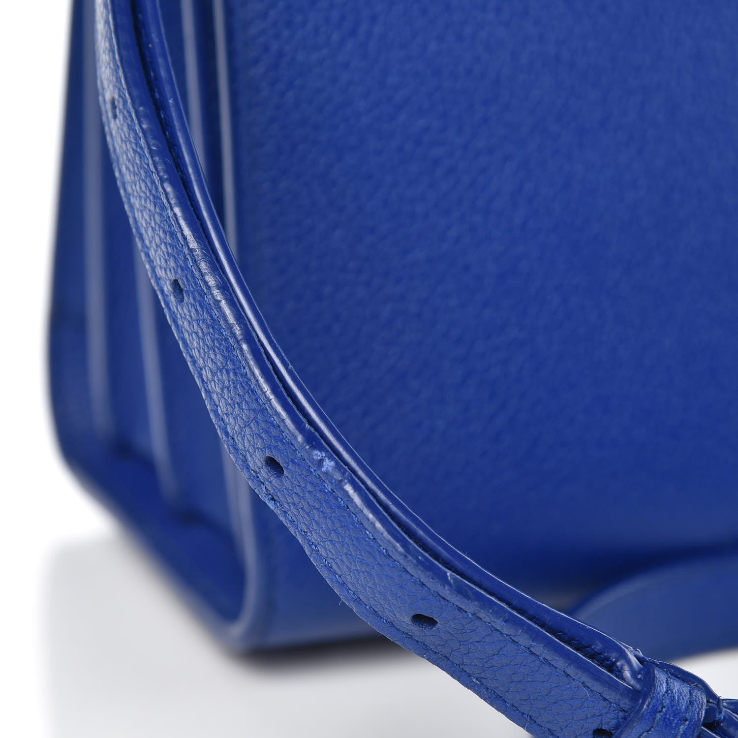 Saint Laurent Grained Calfskin Nano Sac De Jour Cobalt Blue 9 of 11