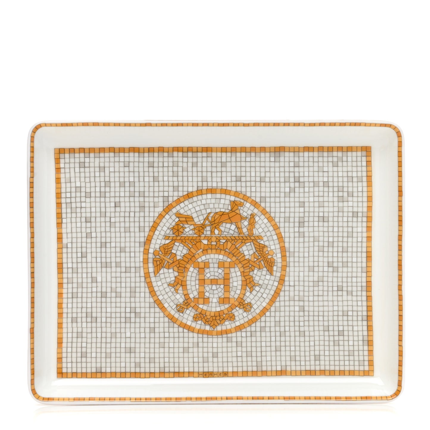 Porcelain Mosaique au 24 Gold Sushi Plate