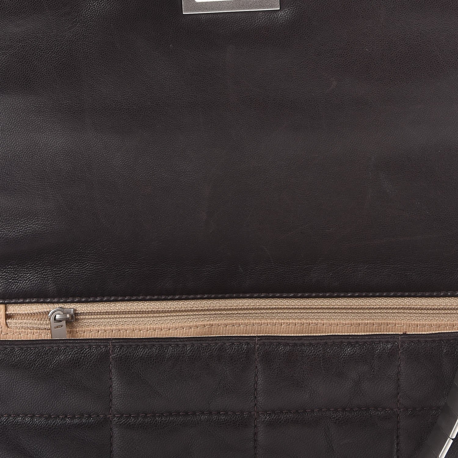 Chanel Lambskin Chocolate Bar Mademoiselle Flap Brown 8 of 8