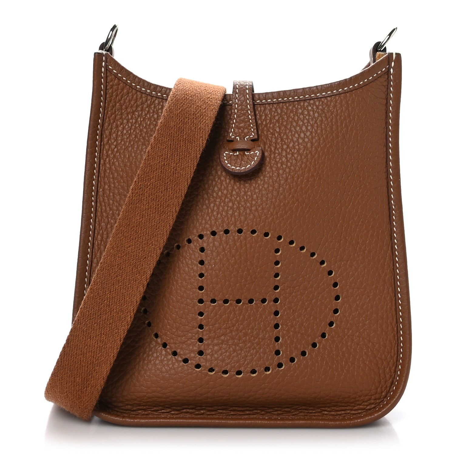 Hermes Taurillon Clemence Evelyne TPM Gold 1 of 10