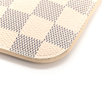 Louis Vuitton Damier Azur Neverfull MM GM Pochette Rose Ballerine 15 of 15