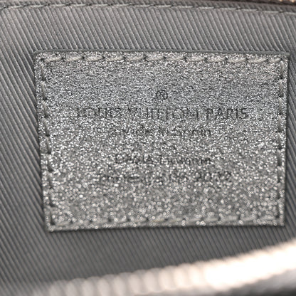 Louis Vuitton Damier Glitter Taurillon Monogram In The Loop Trio Pouch Black Silver 7 of 14
