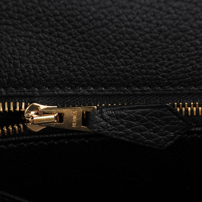 Hermes Togo Kelly Retourne 28 Black 19 of 23