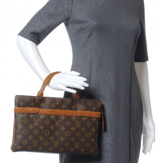 Louis Vuitton Monogram French Company Double Compartment Bag 2 of 6