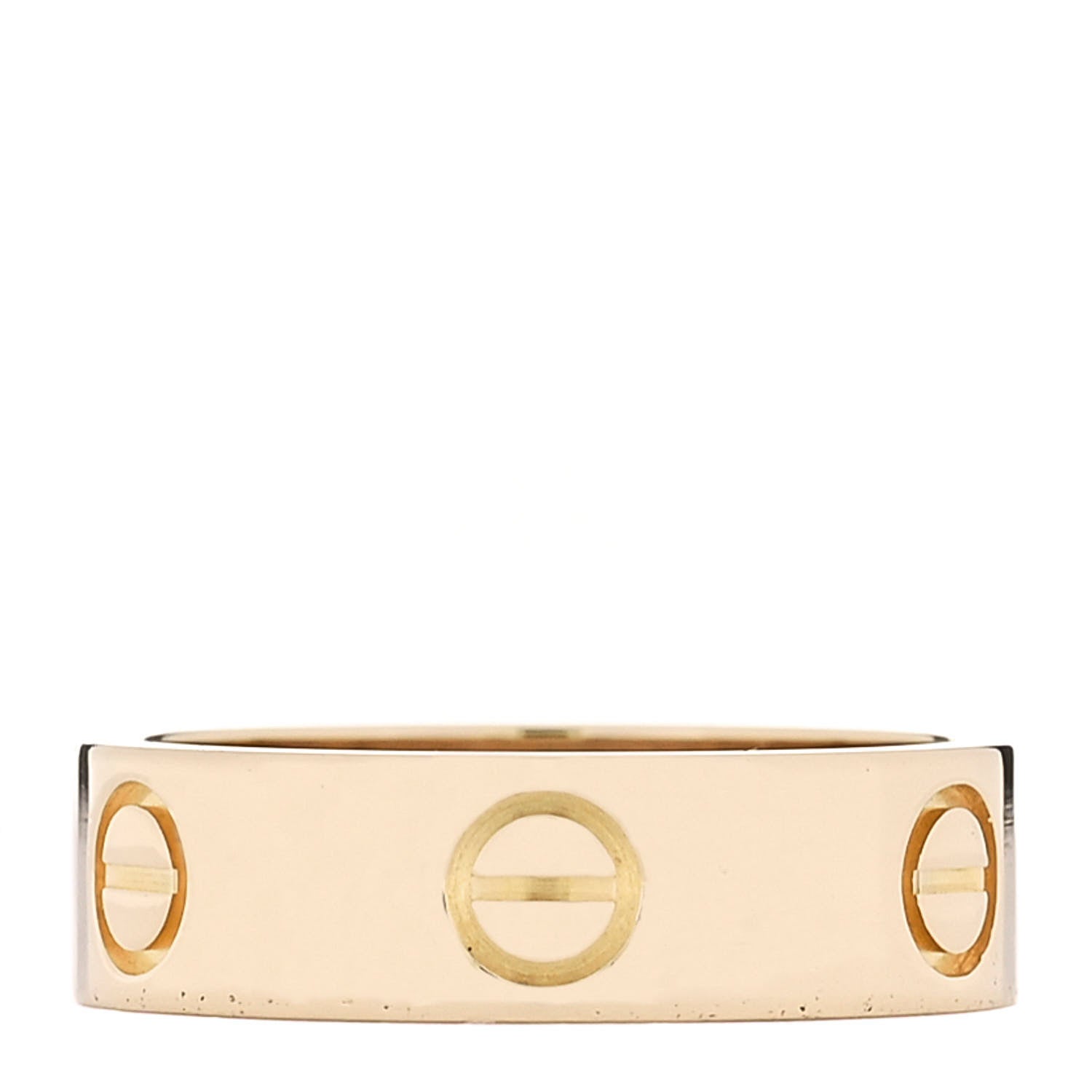 Cartier 18K Yellow Gold 5.5mm LOVE Ring 53 6.5 1 of 5