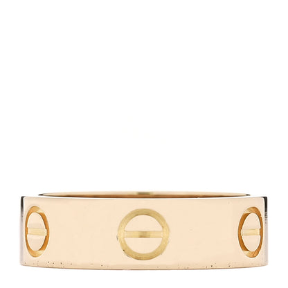 Cartier 18K Yellow Gold 5.5mm LOVE Ring 53 6.5 1 of 5