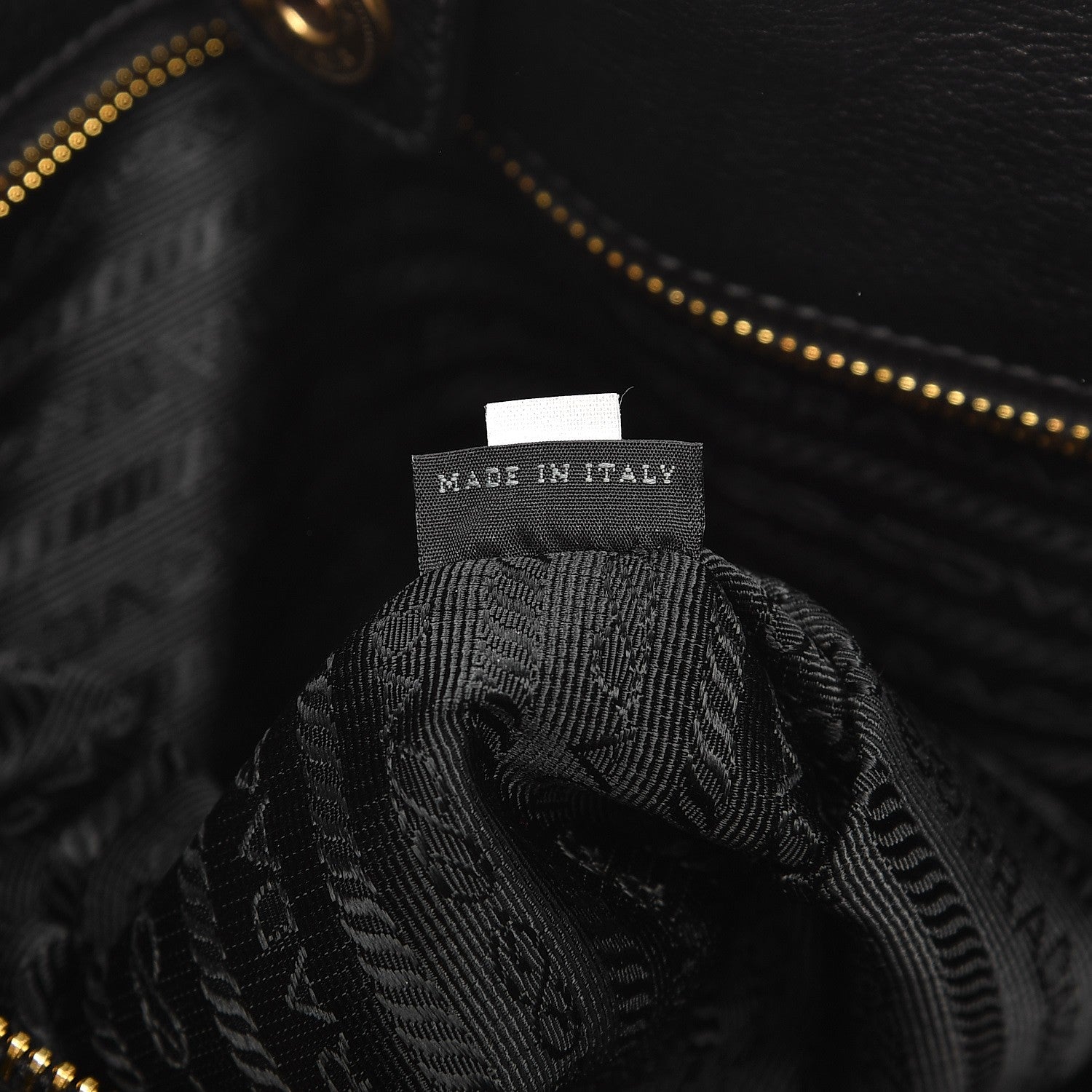 Prada Vitello Daino Tote Nero Black 7 of 11
