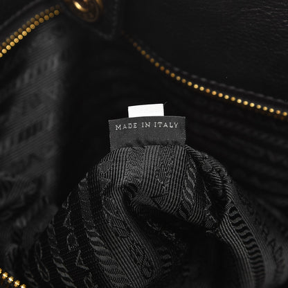 Prada Vitello Daino Tote Nero Black 7 of 11