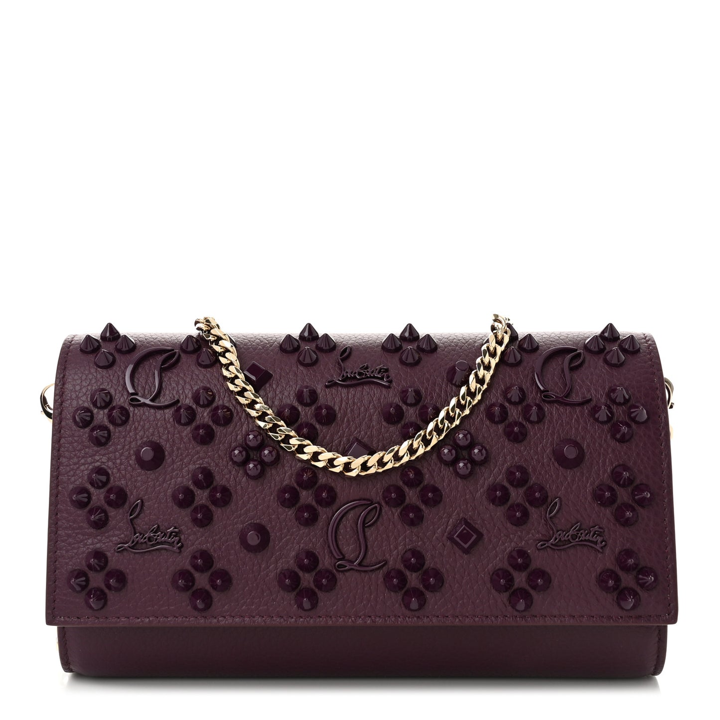 Calfskin Spikes Loubinthesky Paloma Merlot
