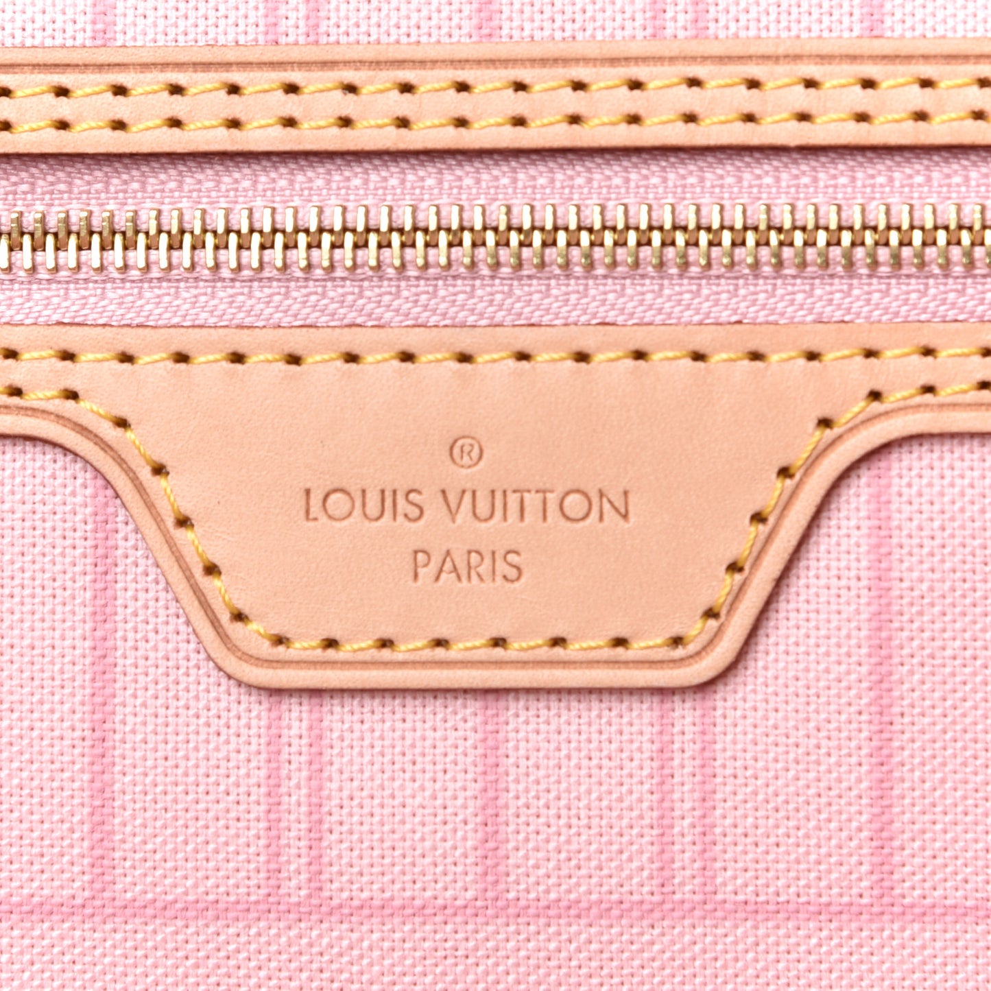 Damier Azur Neo Neverfull MM Rose Ballerine