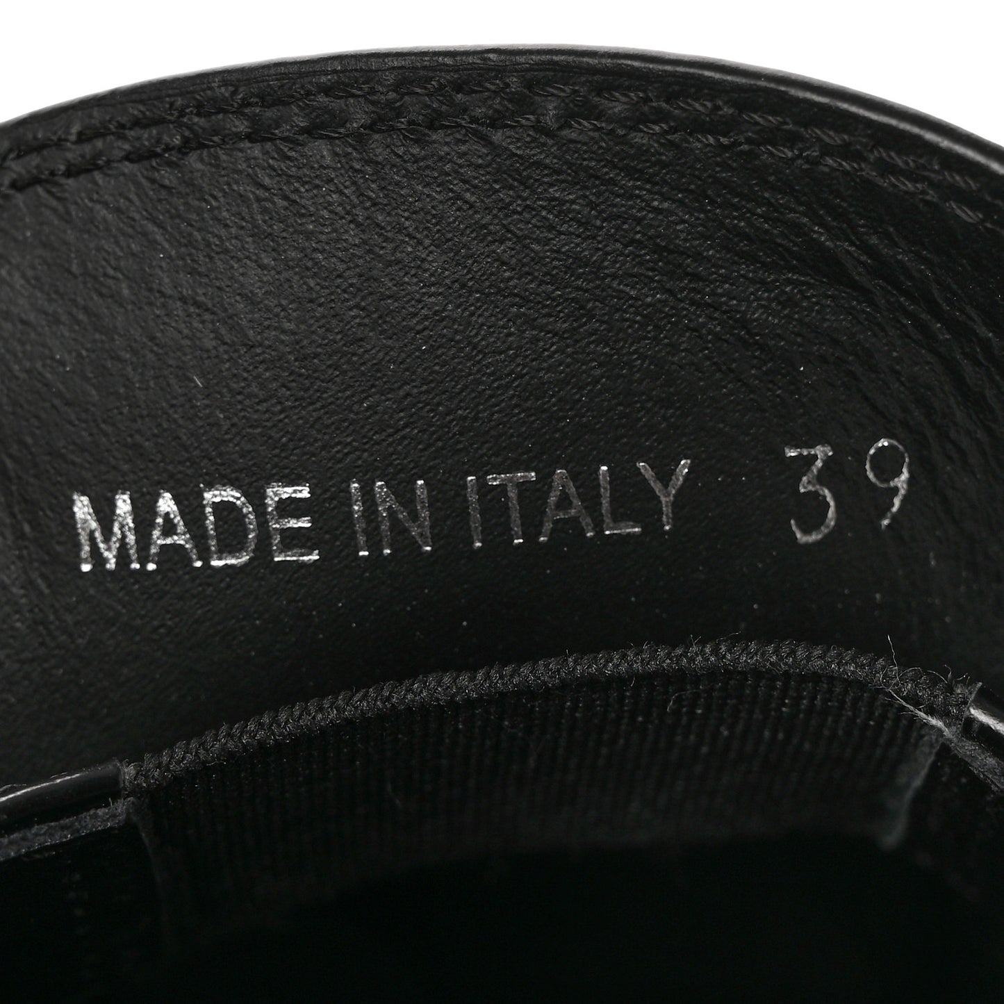 Spazzolato Metal Triangle Logo 50mm Loafers 39 Black