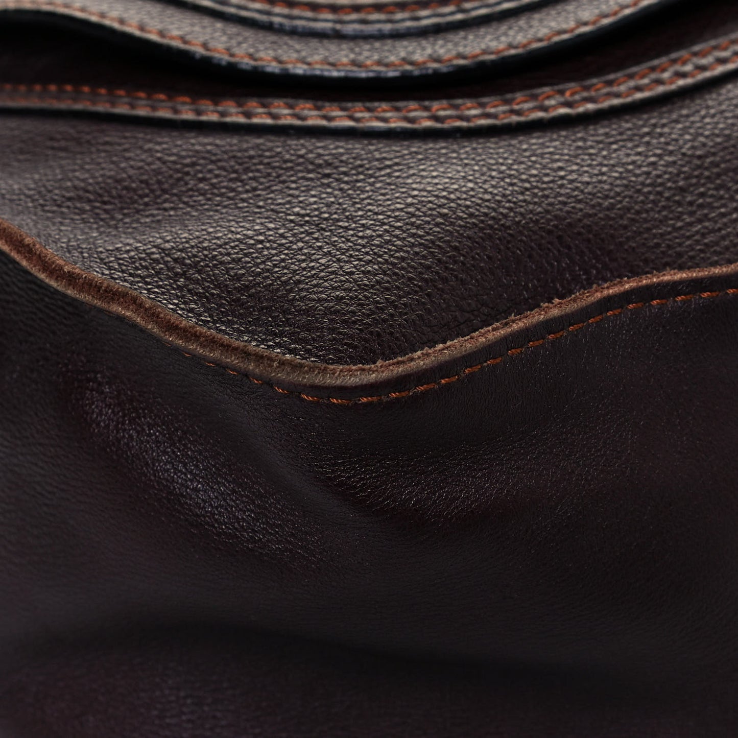 Calfskin Large Marcie Satchel Truffle