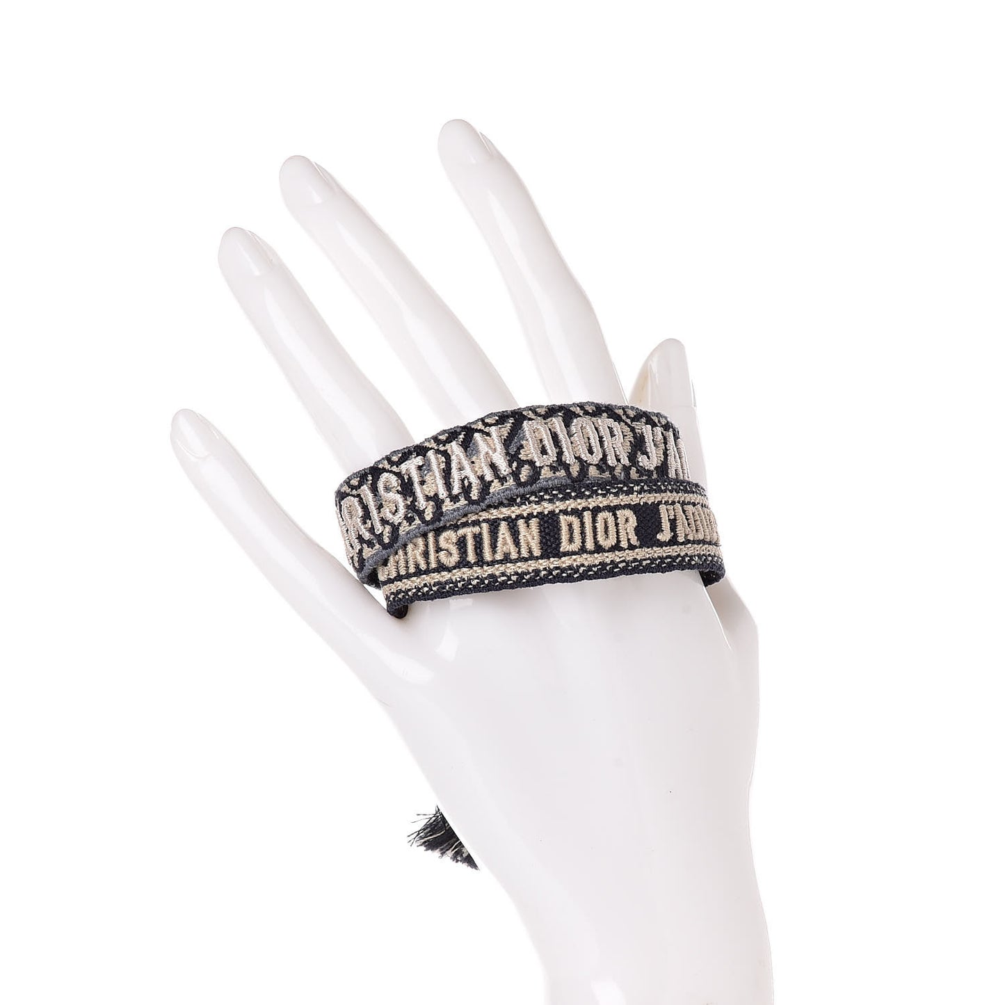 Woven Cotton J'Adior Friendship Bracelet Set Navy